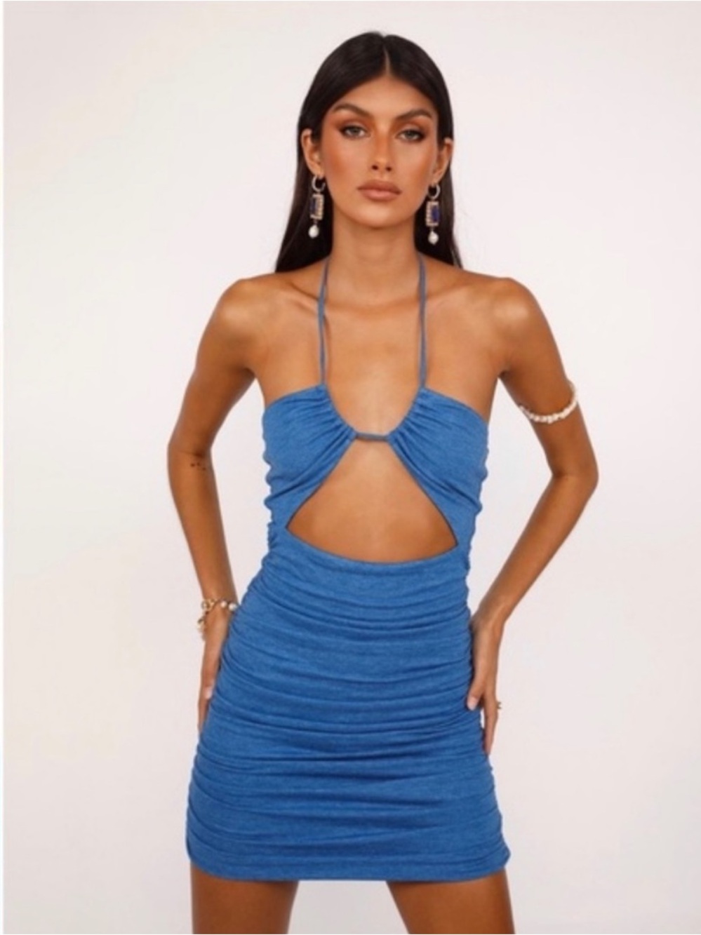 Tiger Mist ELODIE DRESS Blue XXS
